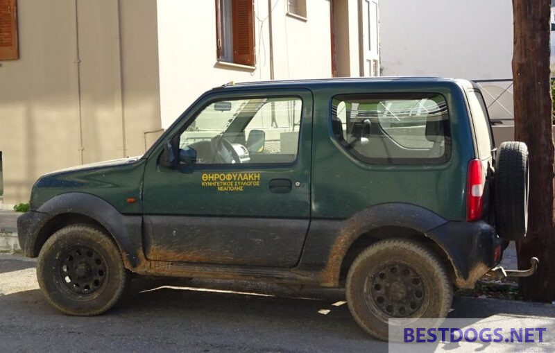  service vehicle of the gamekeepers